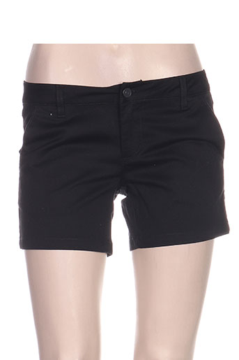 volcom shorts / bermudas femme de couleur noir