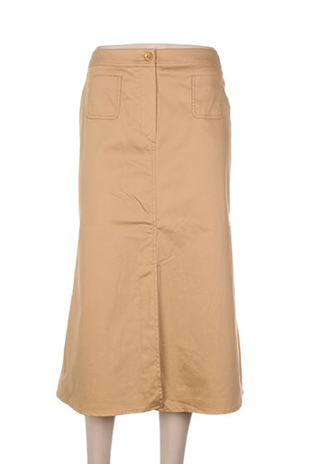 gerard pasquier jupes femme de couleur beige