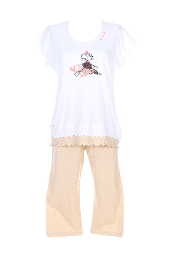 rose pomme nuit femme de couleur blanc