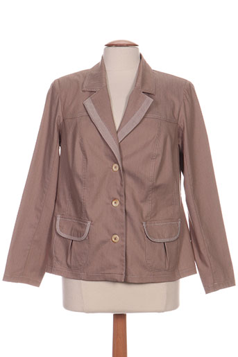 telmail vestes femme de couleur marron