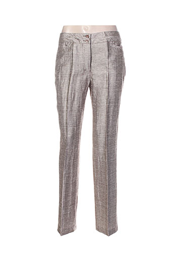 lebek pantalons femme de couleur beige