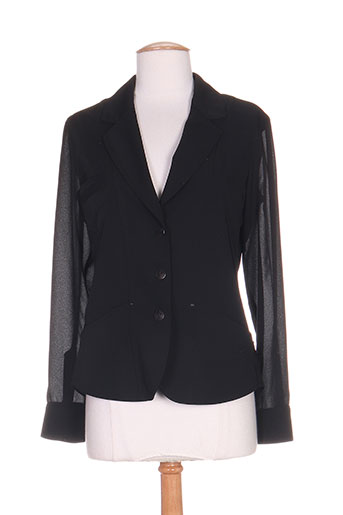 nathalie chaize vestes femme de couleur noir