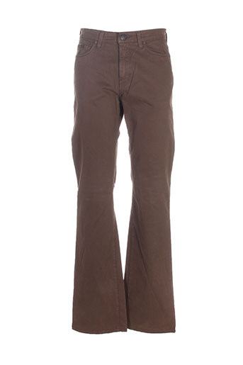 trussardi jeans jeans homme de couleur marron