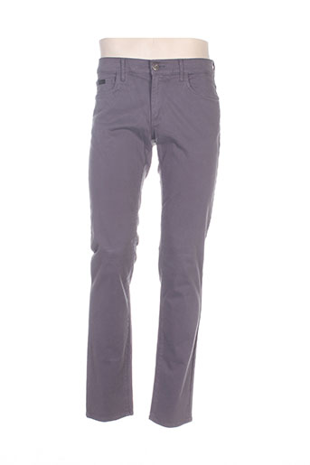 trussardi jeans pantalons homme de couleur gris