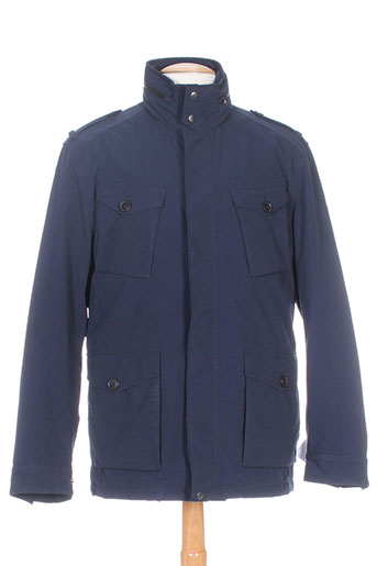 gant manteaux homme de couleur bleu