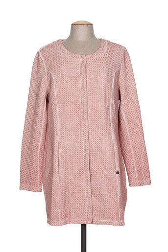 garcia manteaux femme de couleur rose