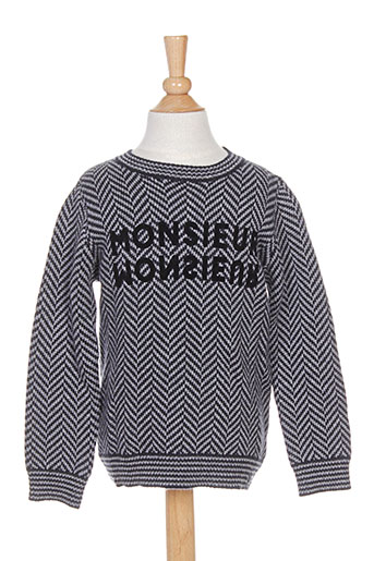 jean bourget pulls fille de couleur gris