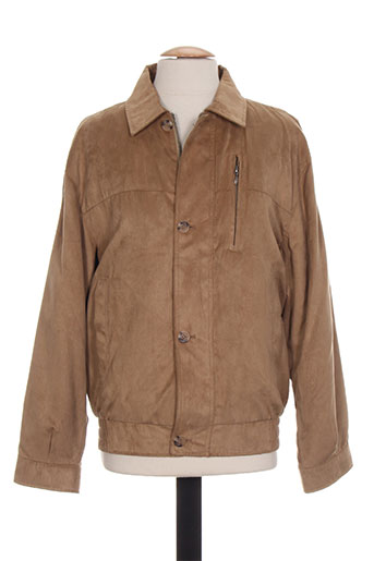 pre end vestes homme de couleur marron