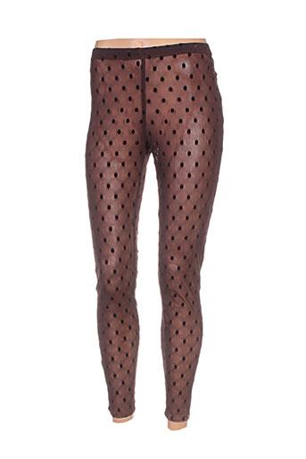 myrine EFFI_CHAR_1 me pantalons femme de couleur marron