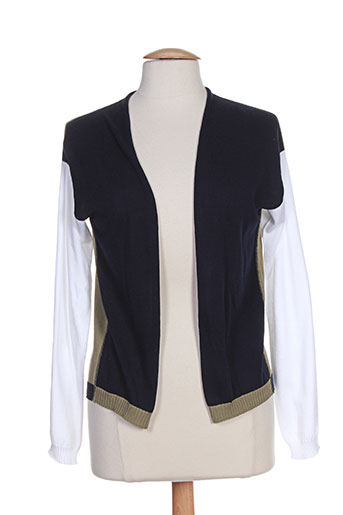 t.think chic gilets femme de couleur bleu