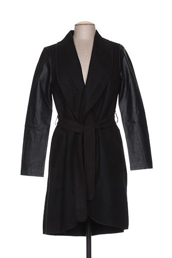 vila manteaux femme de couleur noir