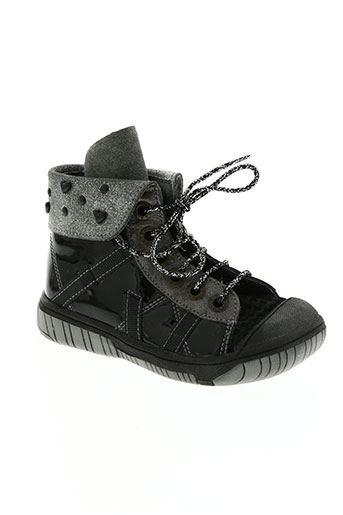 babybotte chaussures fille de couleur noir