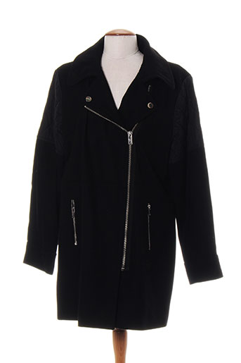 thalassa manteaux femme de couleur noir