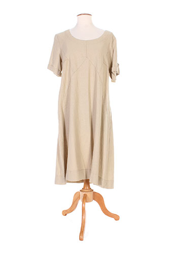 signature robes femme de couleur beige