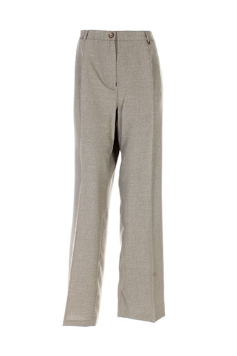 brandtex pantalons femme de couleur vert