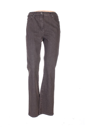 karting jeans femme de couleur marron
