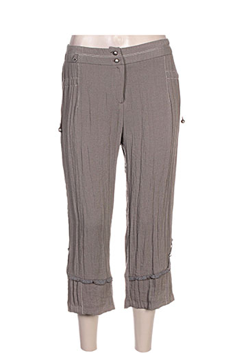 gd pantacourts femme de couleur gris
