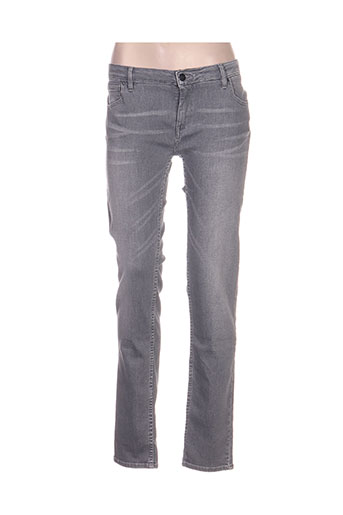 reiko jeans femme de couleur gris