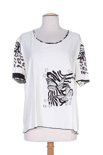 saint charles t-shirts femme de couleur blanc