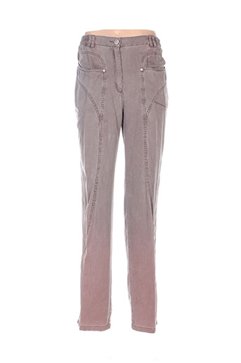 epicea pantalons femme de couleur marron