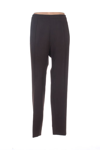 emmanueli pantalons femme de couleur marron