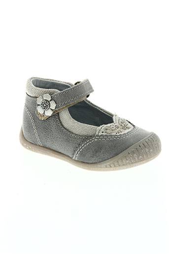 babybotte chaussures fille de couleur gris