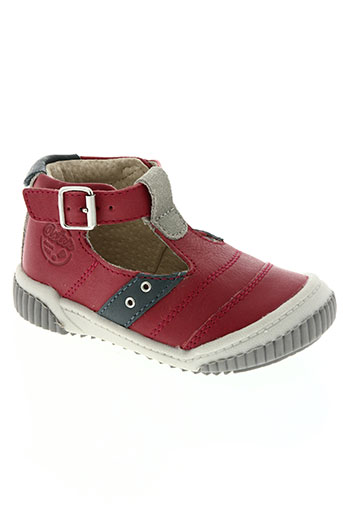 aster chaussures garçon de couleur rouge