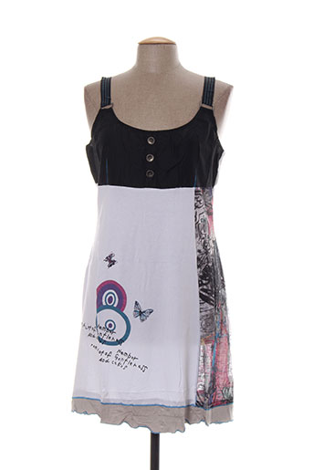 rose bleue robes femme de couleur blanc