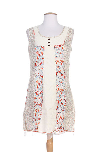 rose bleue robes femme de couleur orange