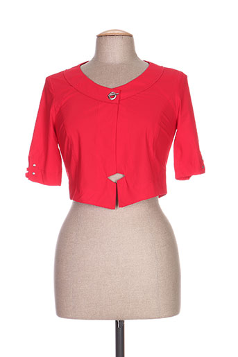 deca vestes femme de couleur rouge