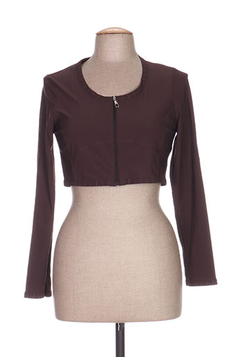 deca vestes femme de couleur marron