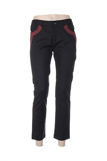 bess pantacourts femme de couleur noir