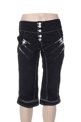 iconoclast shorts / bermudas femme de couleur noir