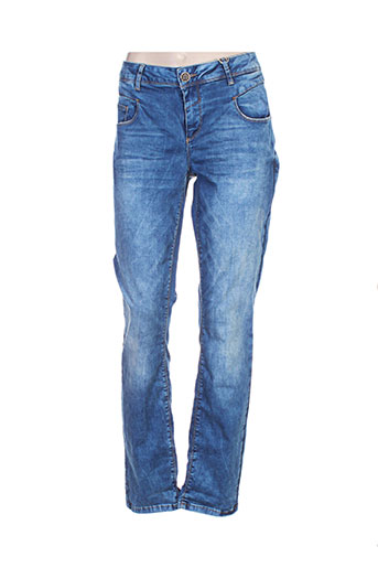 street one jeans femme de couleur bleu