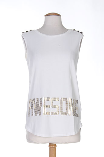 liu jo t-shirts femme de couleur blanc