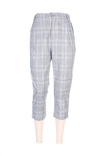y.two pantacourts femme de couleur gris