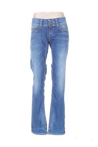 pepe jeans jeans femme de couleur bleu