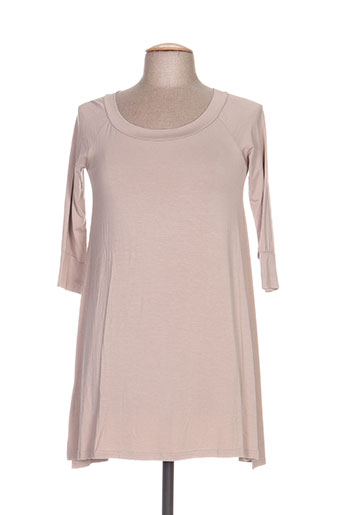 pois tuniques femme de couleur beige