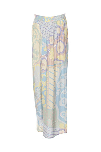 think chic jupes femme de couleur jaune