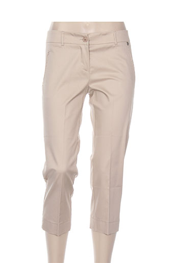 pois pantacourts femme de couleur beige