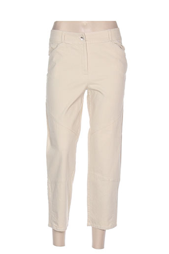 quattro pantacourts femme de couleur beige