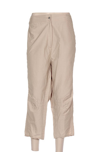 quattro pantacourts femme de couleur beige