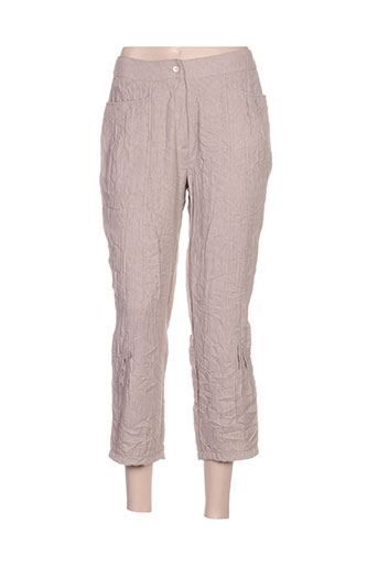 quattro pantacourts femme de couleur beige