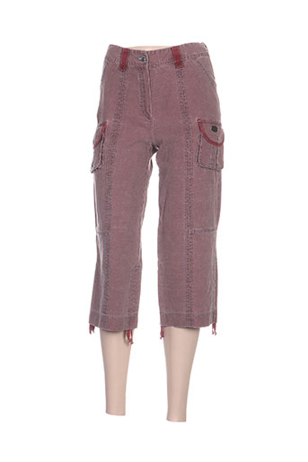 quattro pantacourts femme de couleur rouge
