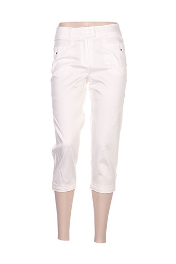 quattro pantacourts femme de couleur blanc
