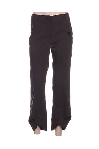 quattro pantacourts femme de couleur marron