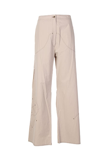 quattro pantacourts femme de couleur beige
