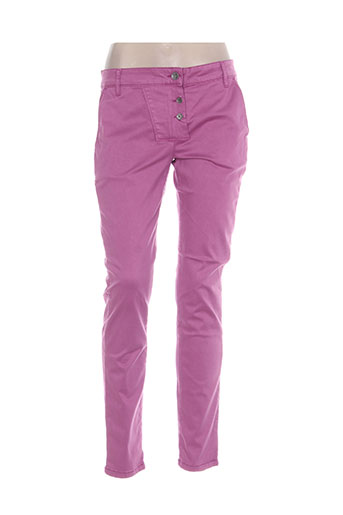 couturist pantalons femme de couleur violet