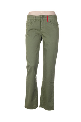 couturist pantalons femme de couleur vert