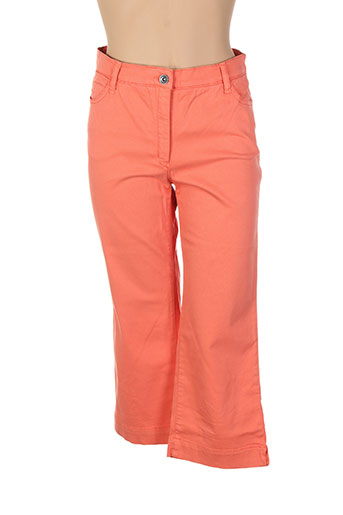 couturist pantacourts femme de couleur orange